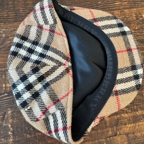 RARE Burberry Newsboy Cap main image 5